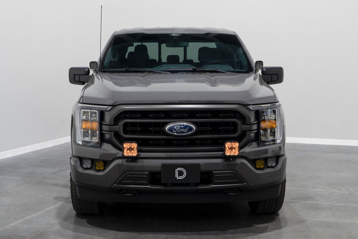 Diode Dynamics 21-22 Ford F-150 SS5 Bumper LED Pod Light Kit - Sport Yellow Driving - DD7329