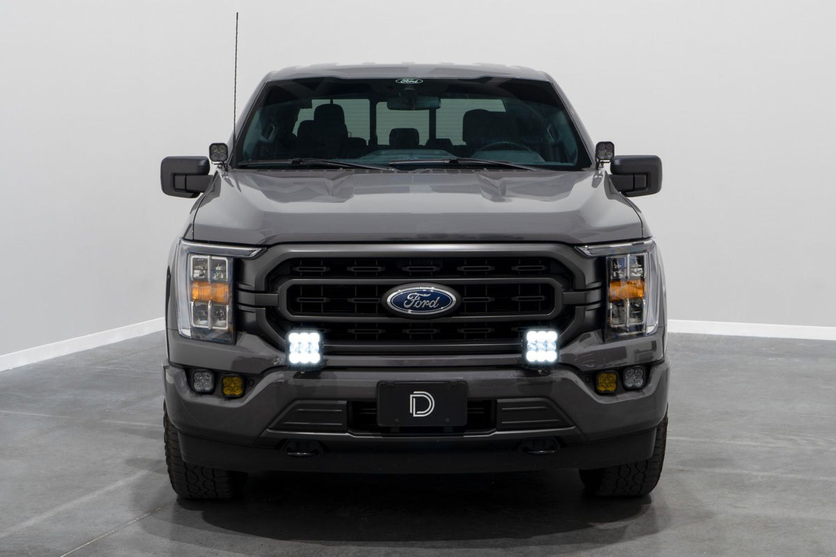 Diode Dynamics 21-22 Ford F-150 SS5 Bumper LED Pod Light Kit - Sport Yellow Driving - DD7329