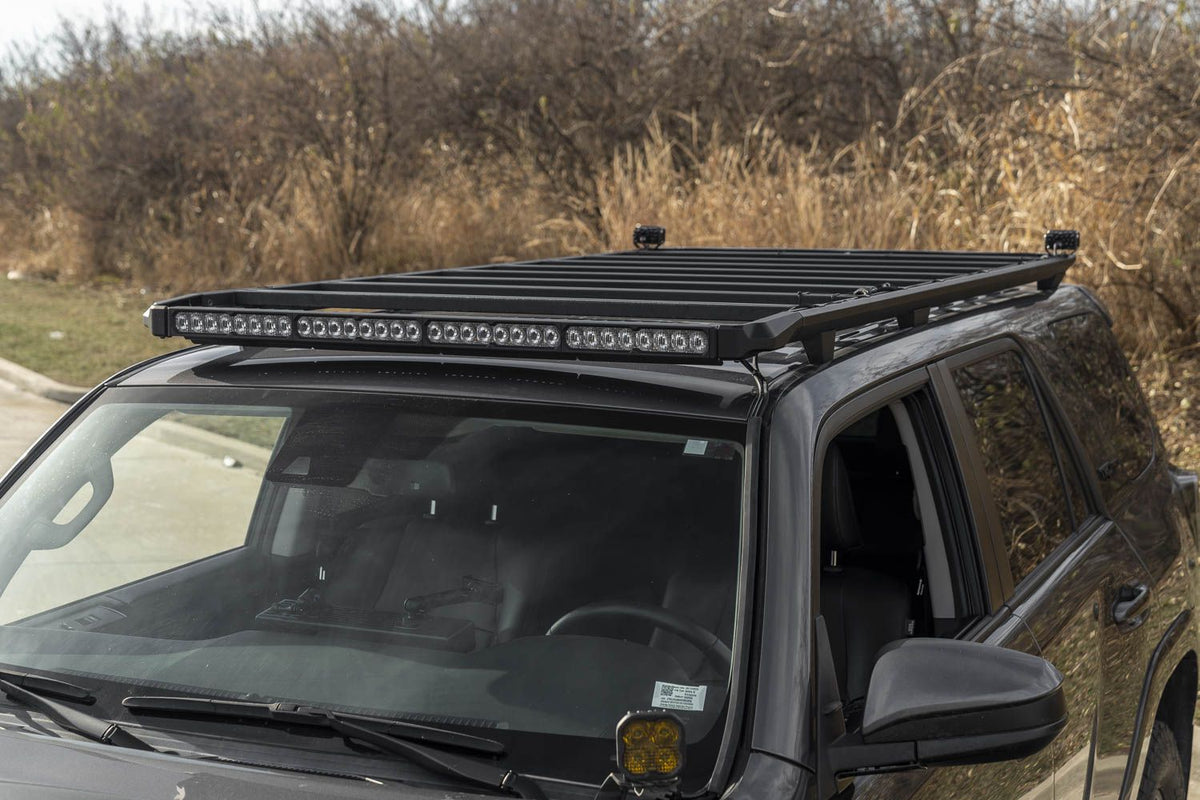Diode Dynamics - x Kuat DEK Roof Rack for 2010-2024 Toyota 4Runner - 7-Pod SS5 Sport Light Bar, White Driving - DD8520
