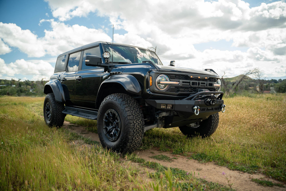 DV8 Offroad - 2022-2026 Ford Bronco Raptor Spec Series Winch Front Bumper - FBFR-01
