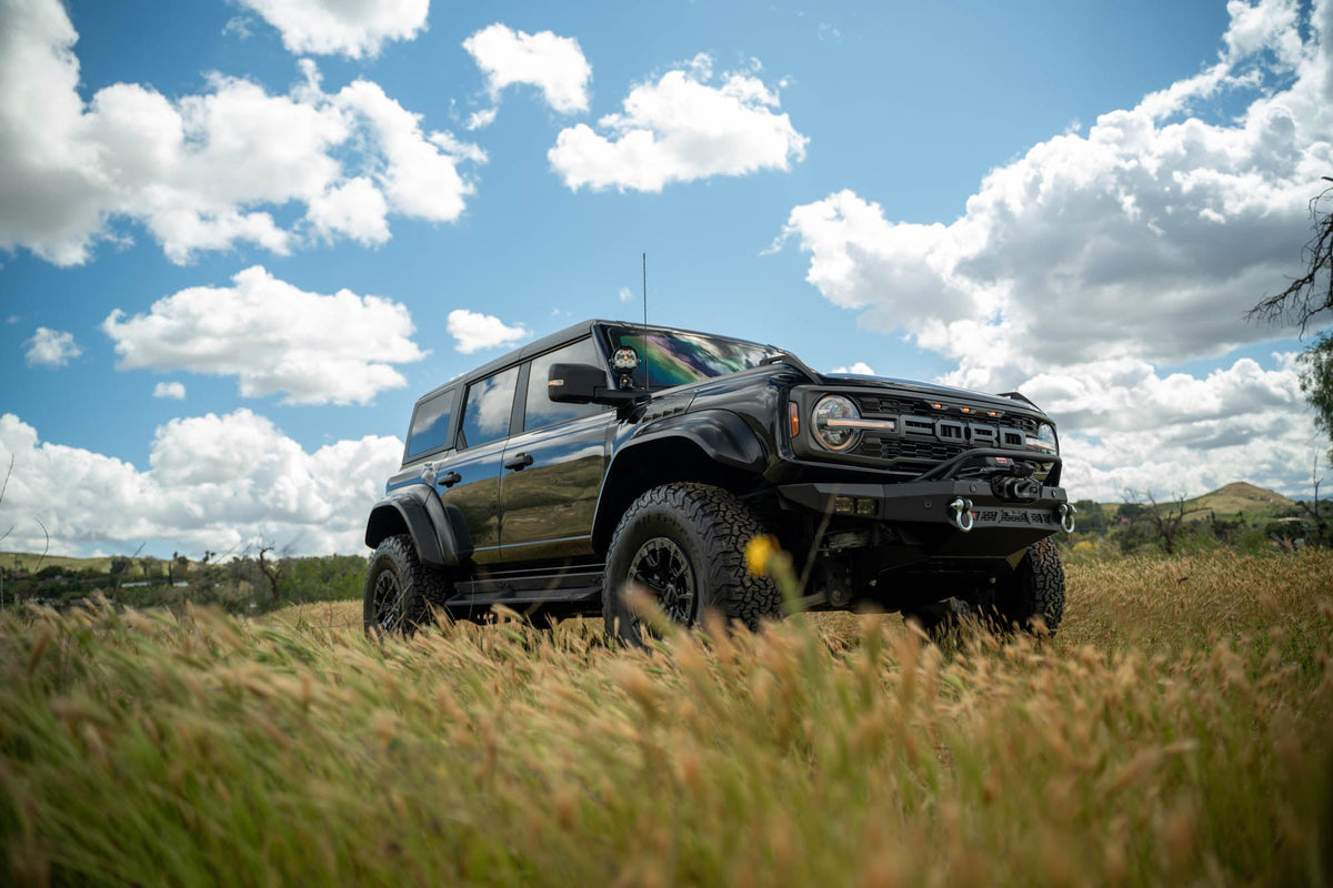 DV8 Offroad - 2022-2026 Ford Bronco Raptor Spec Series Winch Front Bumper - FBFR-01