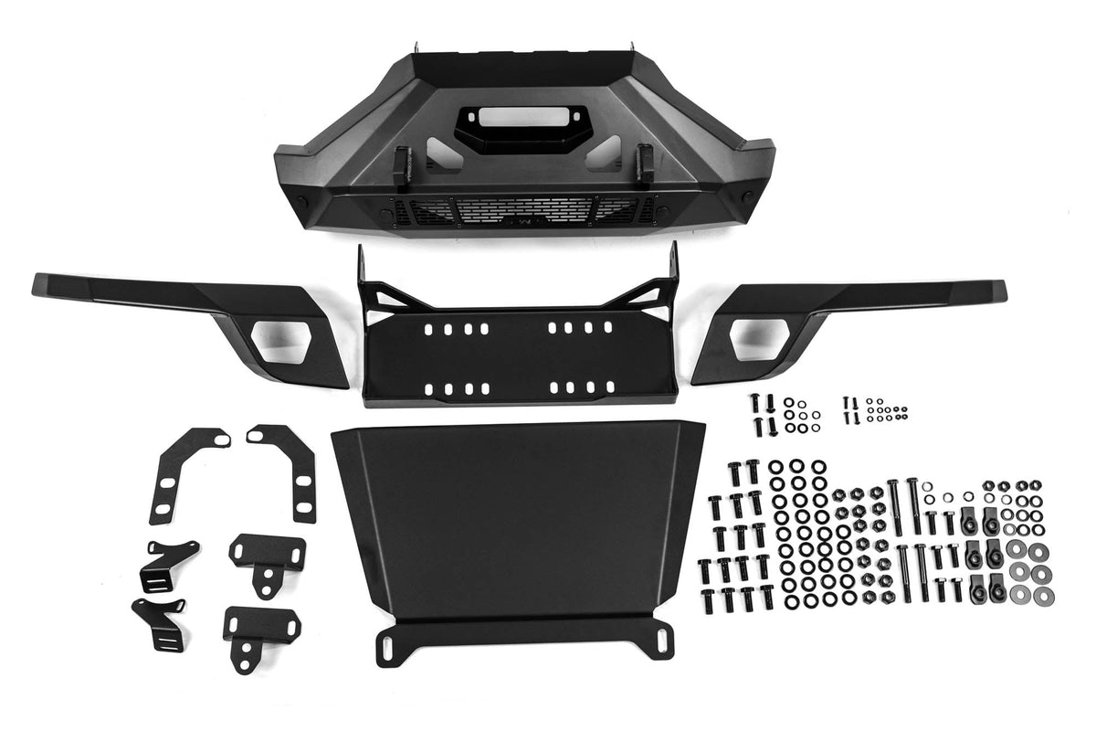 DV8 Offroad - 2022-2025 Chevy Silverado 1500 Spec Series Front Bumper - FBCS1-08