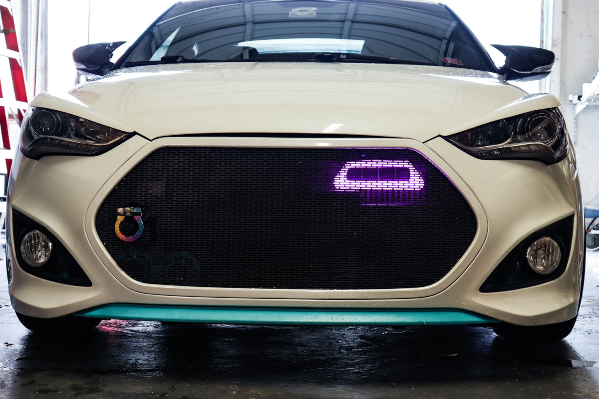 Velossa Tech - 2013-2017 Hyundai Veloster Turbo BIG MOUTH &quot;LIT KIT&quot; Ram Air Intake Snorkel