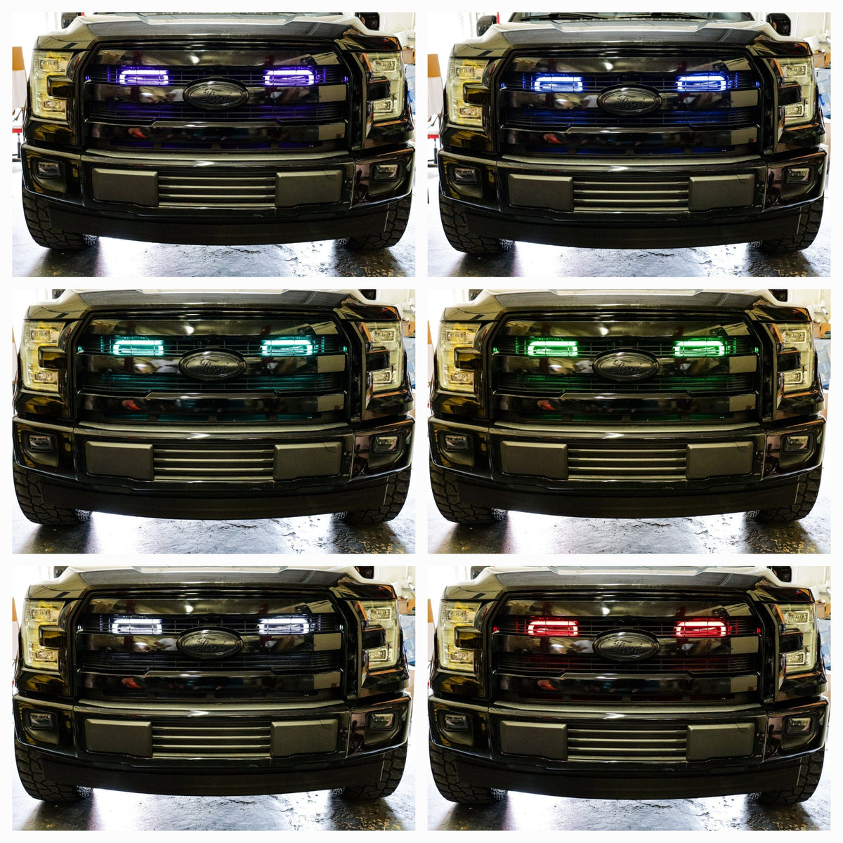Velossa Tech - 2021+ Ford F-150 and Tremor (non Raptor) Dual BIG MOUTH &quot;LIT KIT&quot; Ram Air Intake Snorkels