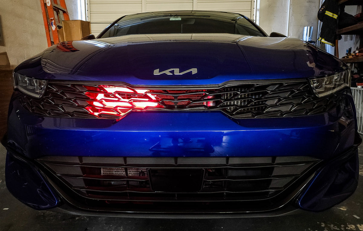 Velossa Tech - 2021+ Kia K5 GT/GT-Line BIG MOUTH &quot;LIT KIT&quot; Ram Air Intake Snorkel
