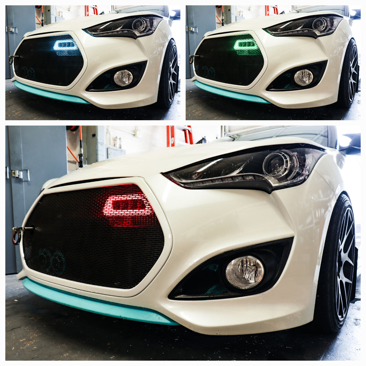 Velossa Tech - 2013-2017 Hyundai Veloster Turbo BIG MOUTH &quot;LIT KIT&quot; Ram Air Intake Snorkel