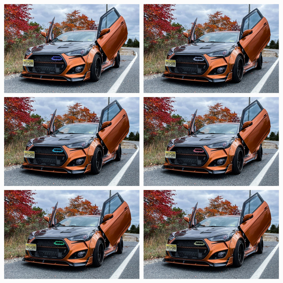 Velossa Tech - 2013-2017 Hyundai Veloster Turbo BIG MOUTH &quot;LIT KIT&quot; Ram Air Intake Snorkel