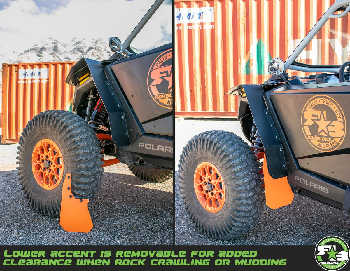 2022 Polaris RZR Pro R Ft Rokblokz Fender Kit - Quick release accent