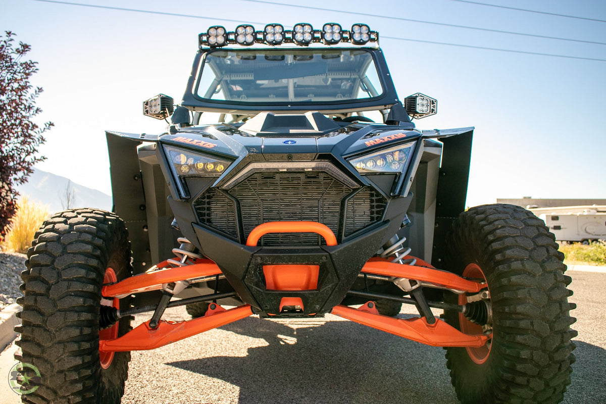 2022 Polaris RZR Pro R Ft Rokblokz Fender Kit - Front View