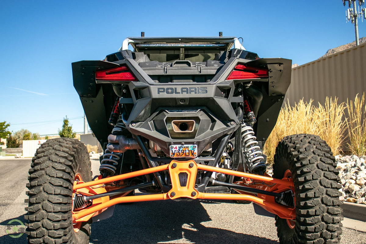 2022 Polaris RZR Pro R Ft Rokblokz Fender Kit - Rear from low