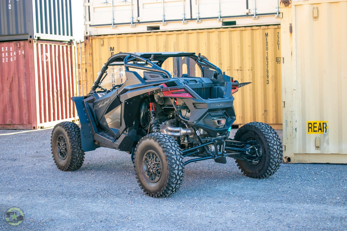 2022 Polaris RZR Pro R Ft Rokblokz Fender Kit - 2 seat Model rear 3/4