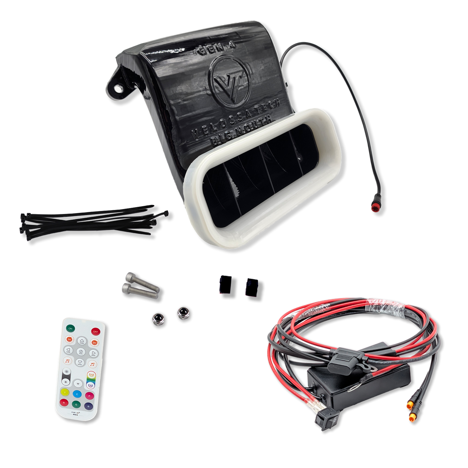 2022+ Ford Maverick (2.0L/2.5L Hybrid) BIG MOUTH LIT KIT Ram Air Intake Snorkel