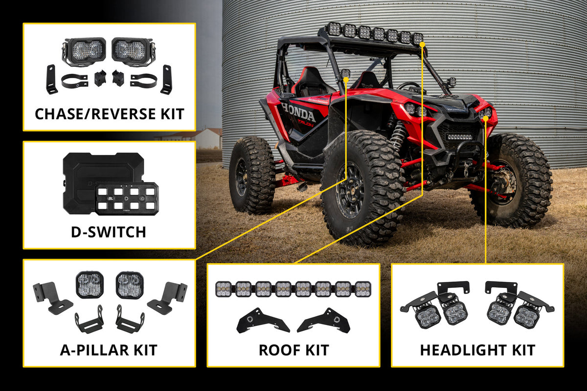 Diode Dynamics - SS10 LED Grille Kit for 2022-2025 Honda Talon - DD7929