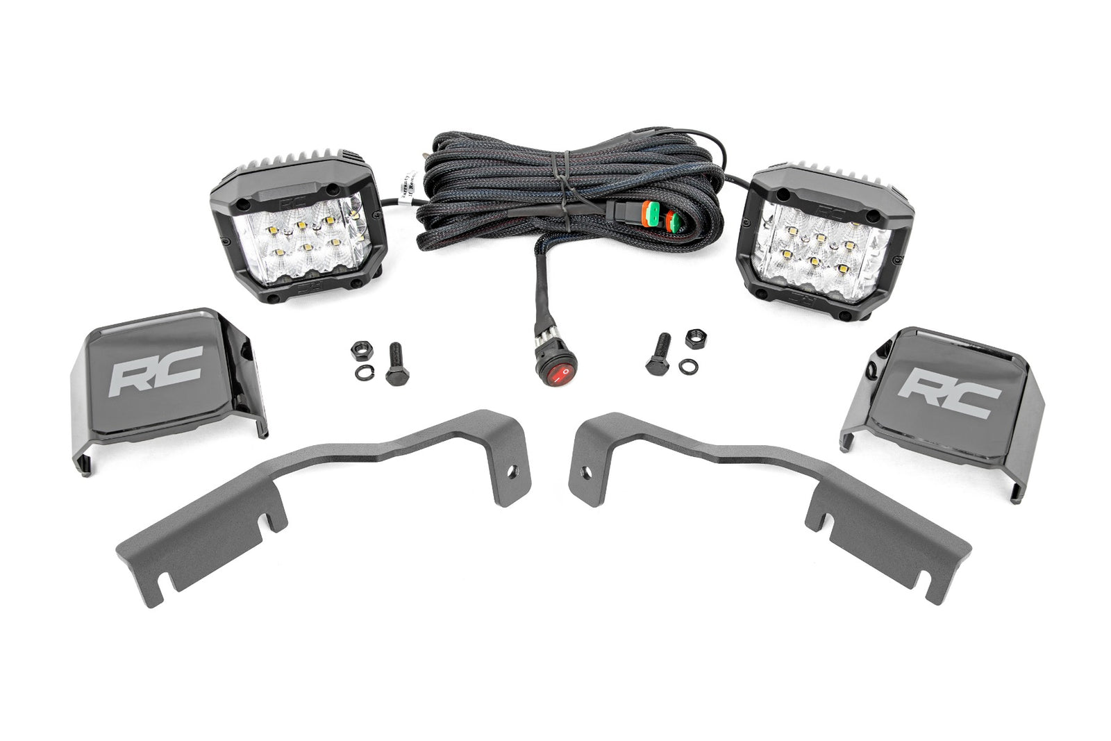 LED Light Kit | Ditch Mount |  3" OSRAM | Wide | Nissan Frontier (22-24)