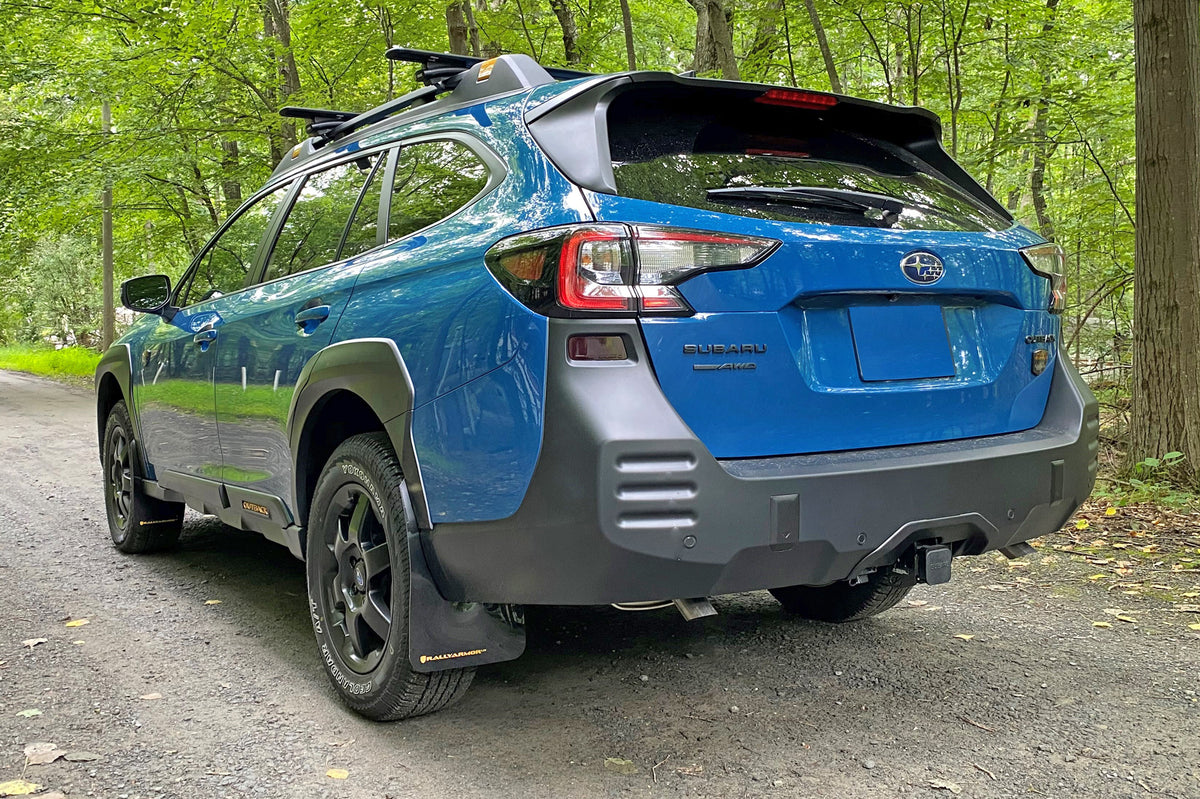 Rally Armor 22-25 Subaru Outback Wilderness Red Mud Flap White Logo - MF76-UR-RD/WH