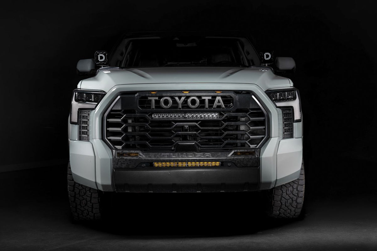 Diode Dynamics 2022-2026 Toyota Tundra Pro Grille SS20 Sport LED Kit Yellow Driving 3000K - DD8701