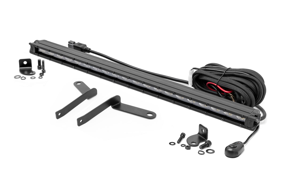 LED Light Kit | Bumper Mount | 20&quot; Black Slim Line | Toyota Tundra (22-24)