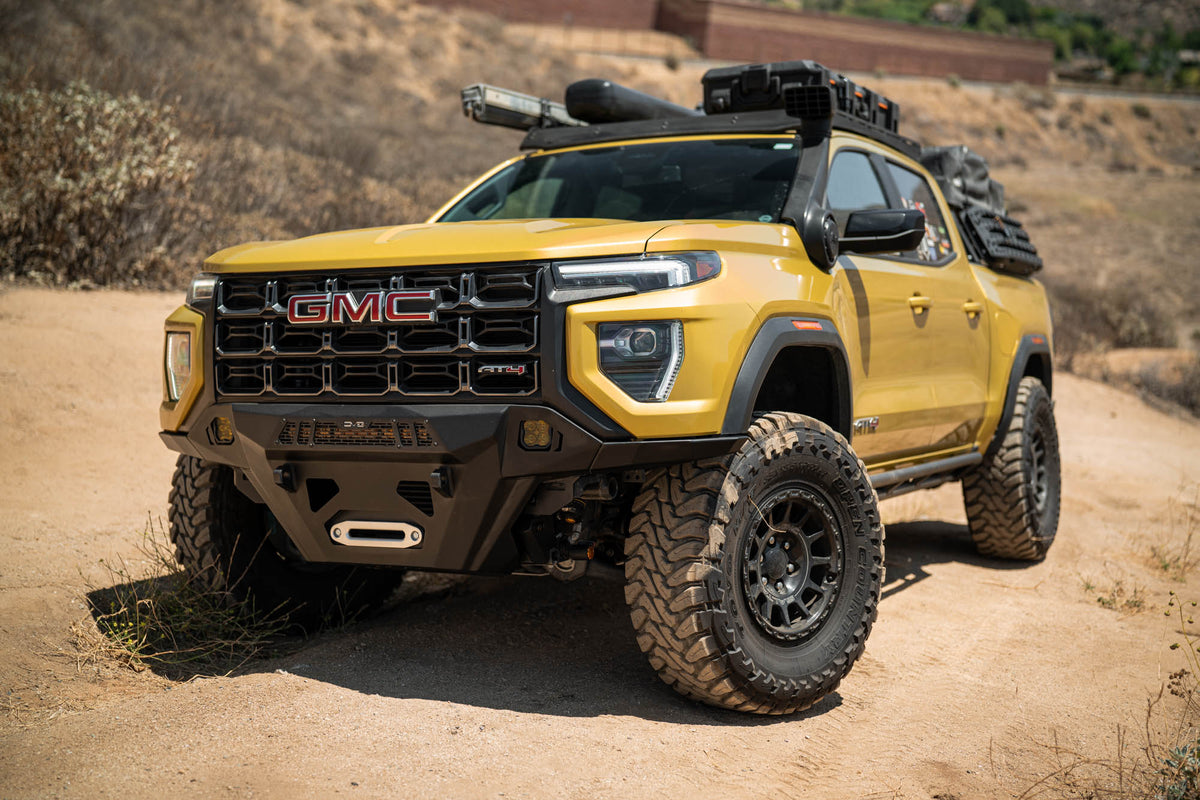 DV8 Offroad - 2023-2025 Chevy Colorado & GMC Canyon Rock Sliders - SRCS3-02