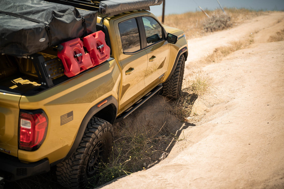 DV8 Offroad - 2023-2025 Chevy Colorado & GMC Canyon Rock Sliders - SRCS3-02