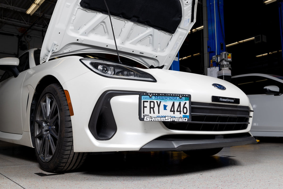 GrimmSpeed 10+ Subaru Legacy/Outback / 13+ Subaru BRZ/13+ Scion FR-S License Plate Relocation Kit - GRM094029