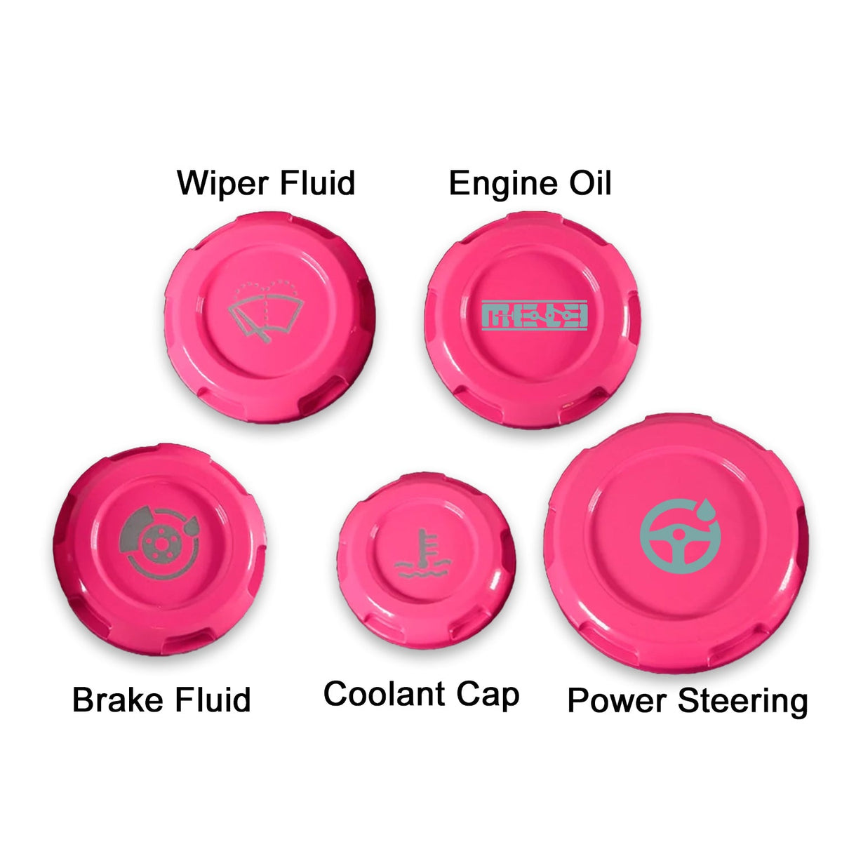Mele Design - MeLe x Billetworkz Subaru Engine Bay Cap Set For 2015+ WRX And 2015-2021 STI for 2015-2021 Subaru WRX STI - rea