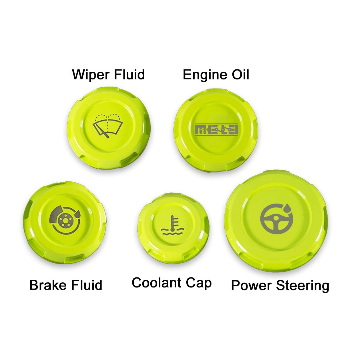 Mele Design - MeLe x Billetworkz Subaru Engine Bay Cap Set For 2009-2013 Forester XT by Mele Design - rear view