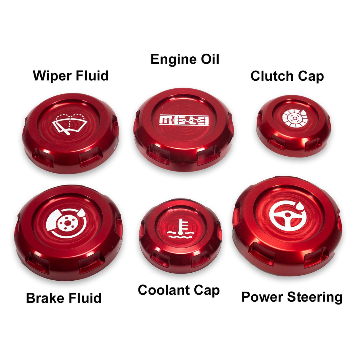 Mele Design - MeLe x Billetworkz Subaru Engine Bay Cap Set For 2013+ BRZ/FRS/86