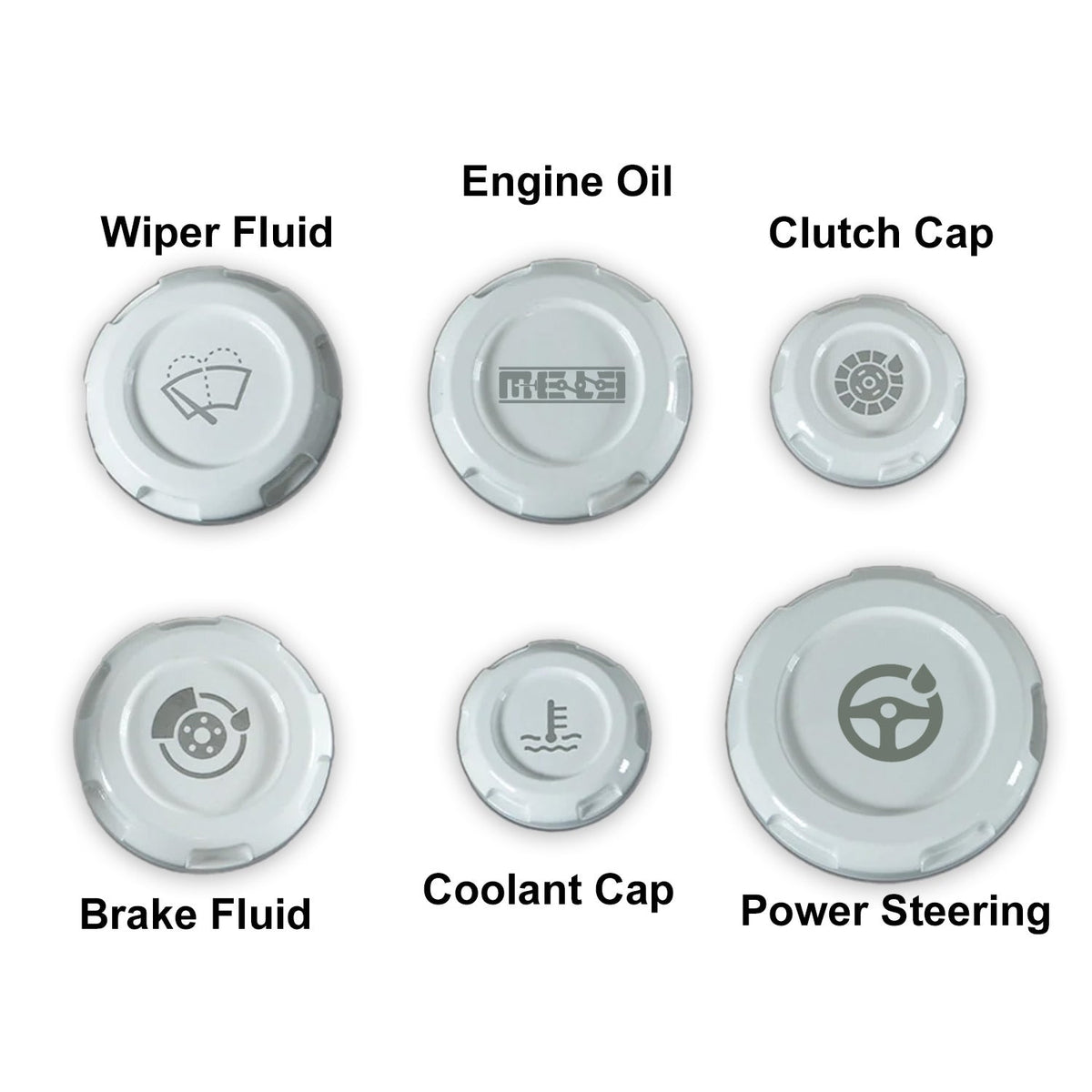 Mele Design - MeLe x Billetworkz Subaru Engine Bay Cap Set For 2002-2007 WRX/STI for 2002-2007 Subaru WRX STI - rear view