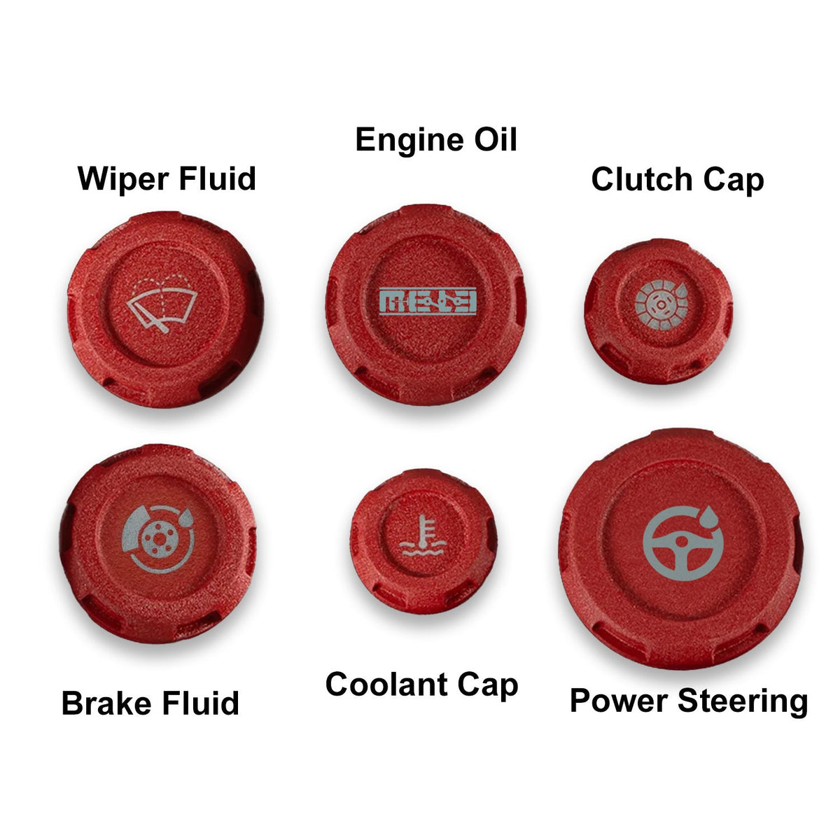 Mele Design - MeLe x Billetworkz Subaru Engine Bay Cap Set For 2002-2007 WRX/STI for 2002-2007 Subaru WRX STI - package conte