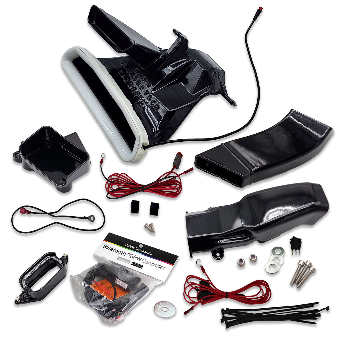 Velossa Tech - 2023+ Toyota GR Corolla BIG MOUTH &quot;LIT KIT&quot; Ram Air Intake Snorkel PLUS High Flow Induction