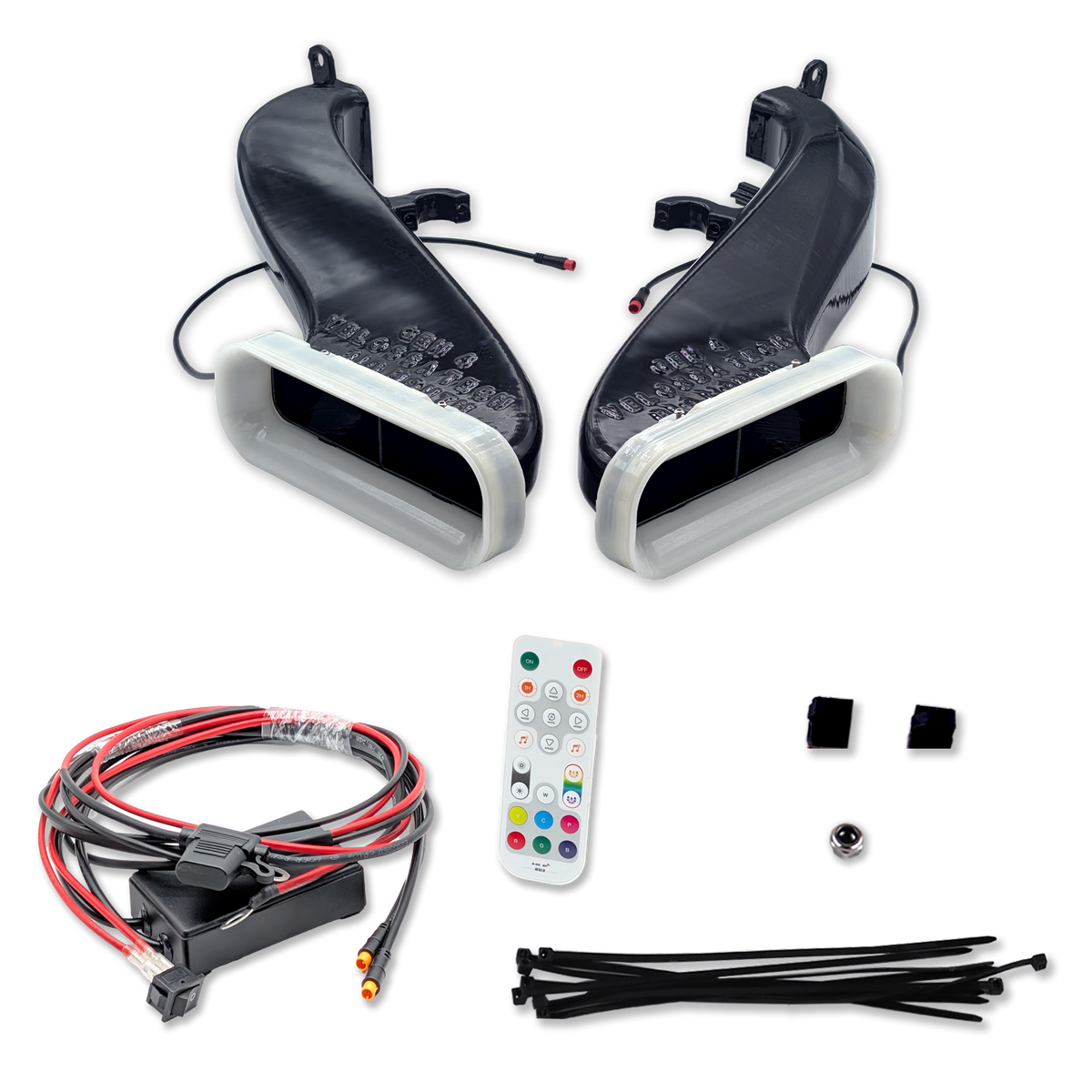 2022+ Nissan Z Dual BIG MOUTH LIT KIT Ram Air Intake Snorkels