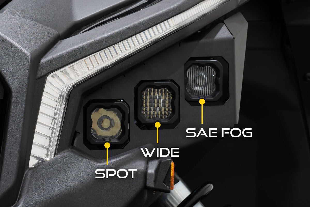 Diode Dynamics 17-24 Can-Am Maverick X3 C1 Headlamp Kit - Sport White ABL (Pair) - DD7887