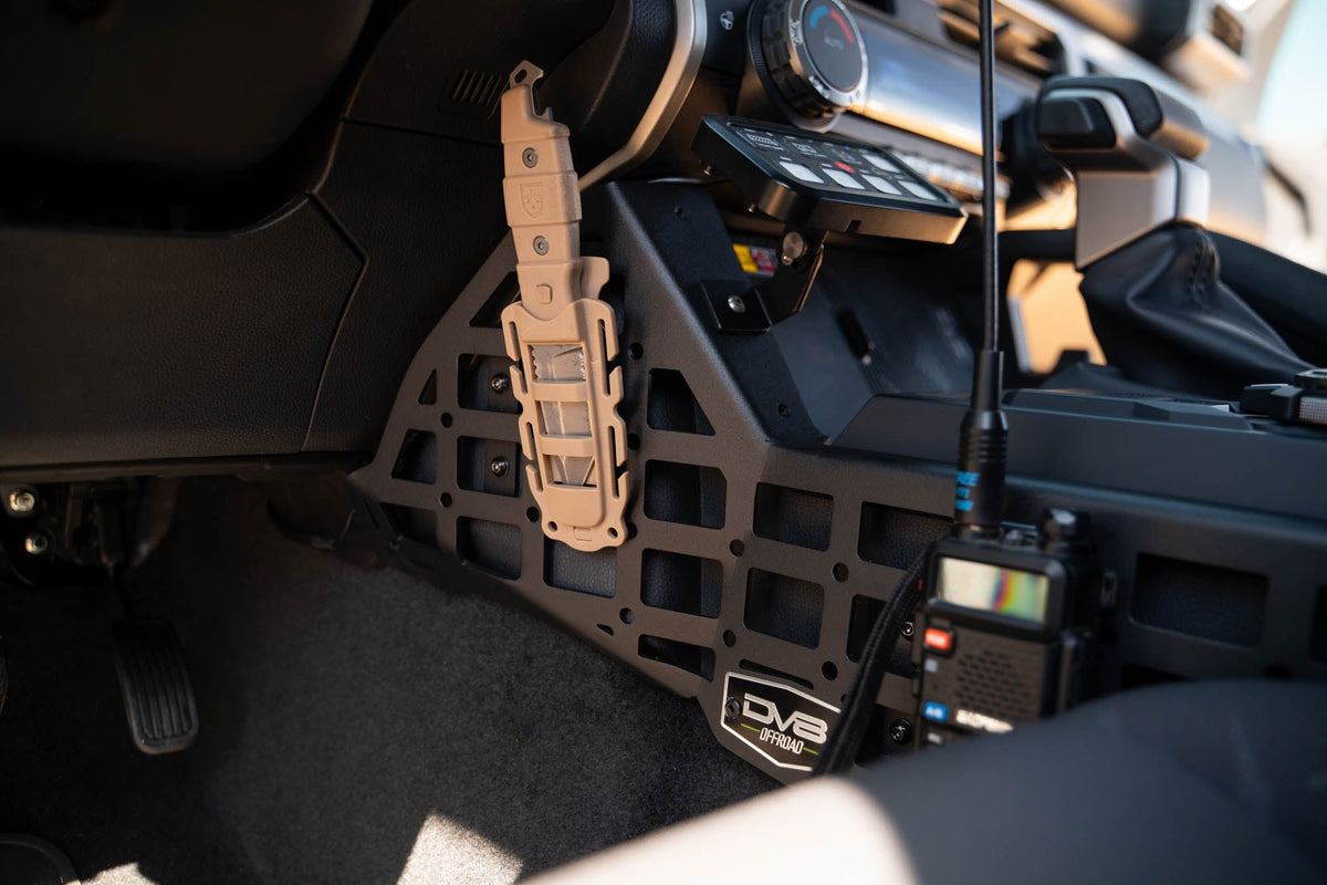 DV8 Offroad - 2024-2026 Toyota Tacoma & 4Runner | Center Console Molle Panels & Digital Device Mount - CCT1-02
