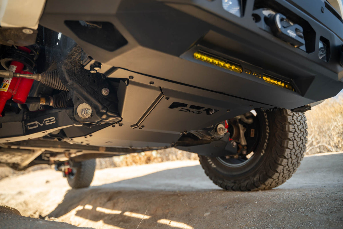 DV8 Offroad - 2024-2026 Toyota Tacoma, 4Runner, & Land Cruiser Rear Belly Skid Plate - SPTT1-09