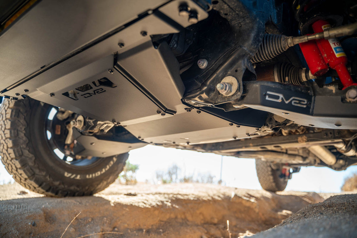 DV8 Offroad - 2024-2026 Toyota Tacoma, 4Runner, & Land Cruiser Rear Belly Skid Plate - SPTT1-09