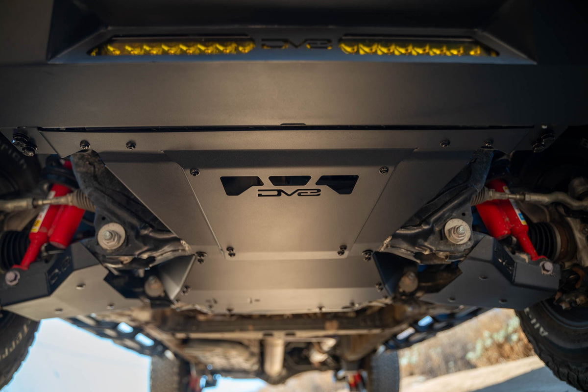 DV8 Offroad - 2024-2026 Toyota Tacoma, 4Runner, & Land Cruiser Rear Belly Skid Plate - SPTT1-09
