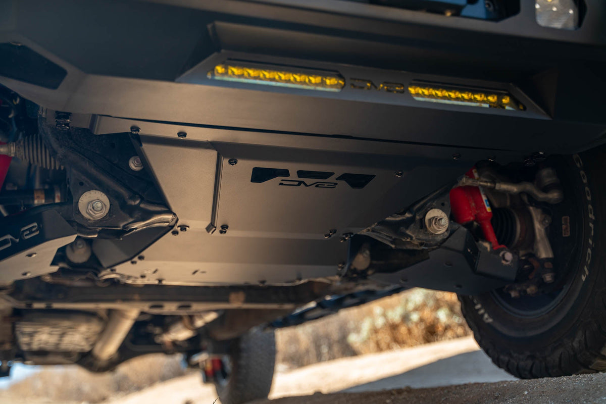 DV8 Offroad - 2024-2026 Toyota Tacoma, 4Runner, & Land Cruiser Rear Belly Skid Plate - SPTT1-09