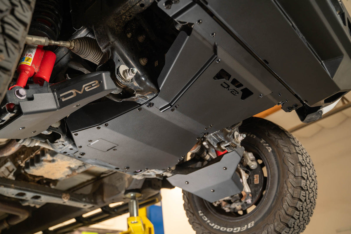DV8 Offroad - 2024-2026 Toyota Tacoma, 4Runner, & Land Cruiser Rear Belly Skid Plate - SPTT1-09