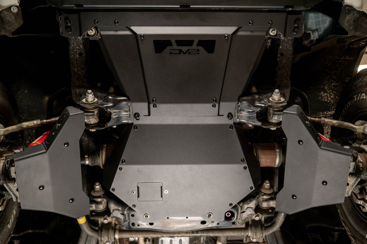 DV8 Offroad - 2024-2026 Toyota Tacoma, 4Runner, & Land Cruiser Rear Belly Skid Plate - SPTT1-09