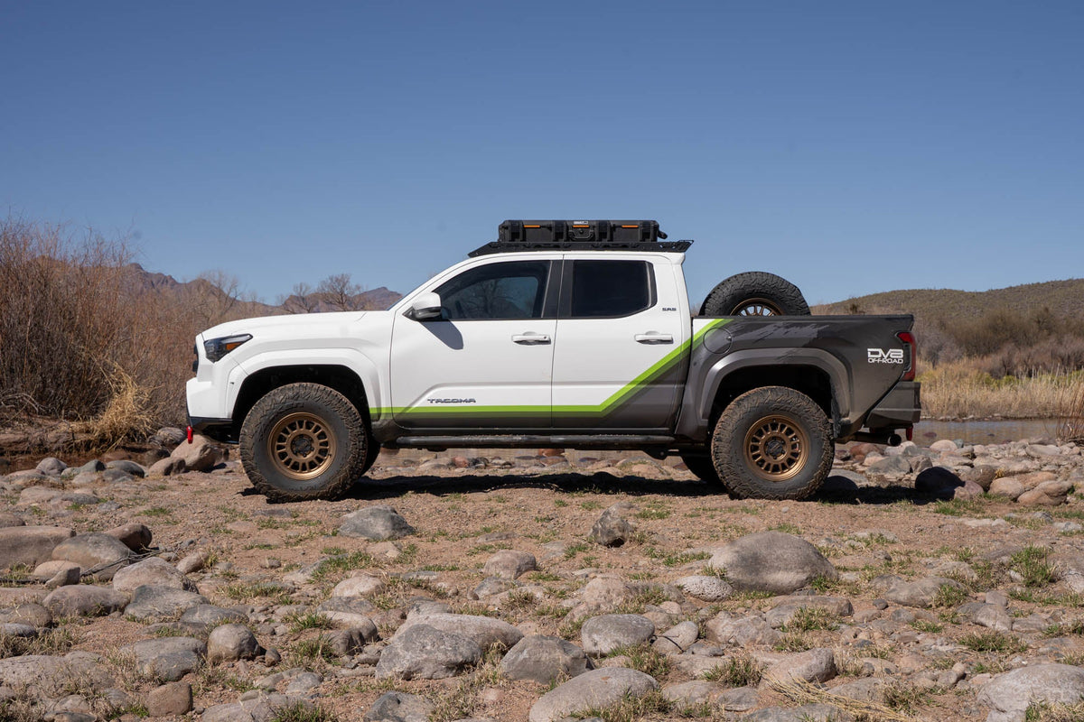 DV8 Offroad - 2024-2026 Toyota Tacoma Double Cab OE Plus Side Steps - SRTT1-03
