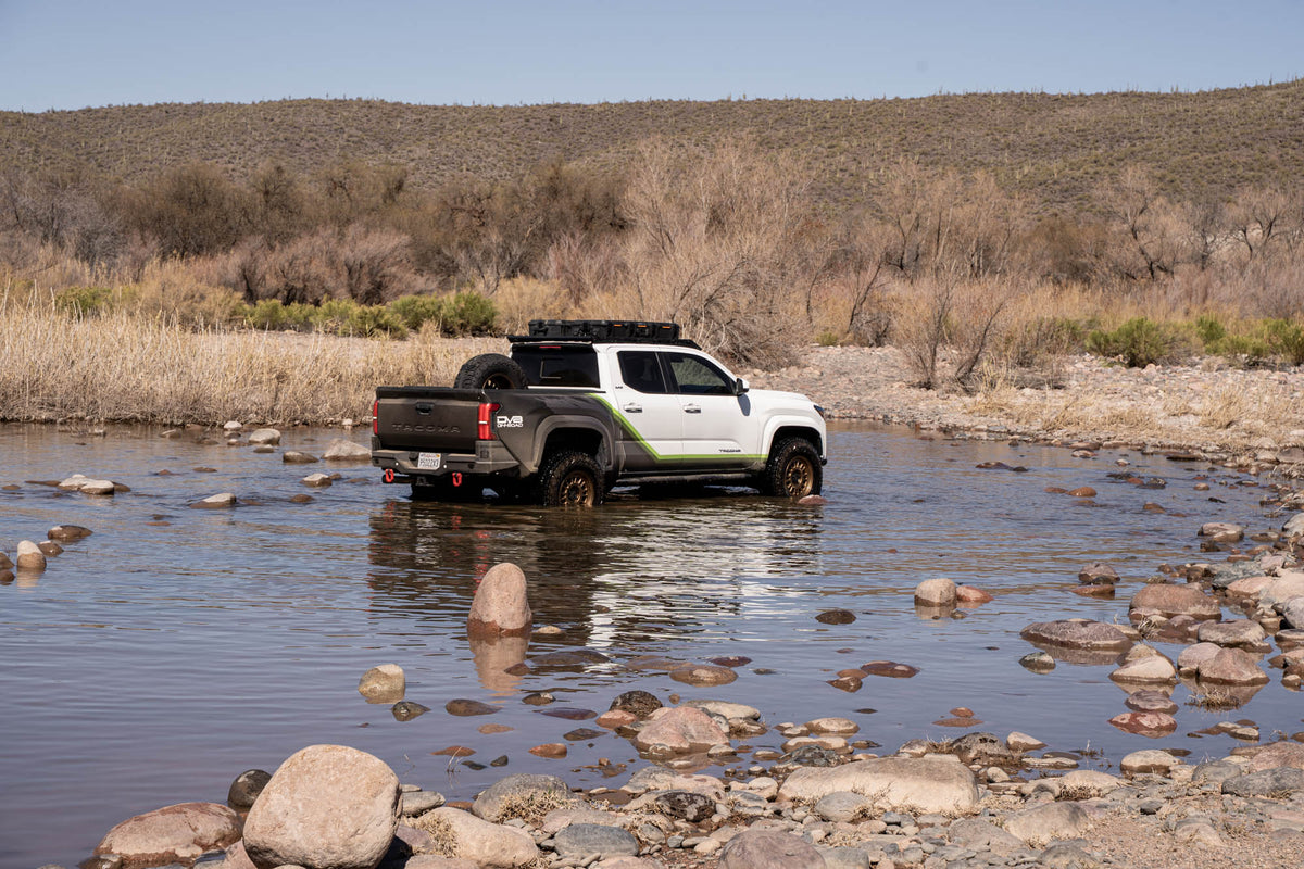 DV8 Offroad - 2024-2026 Toyota Tacoma Double Cab OE Plus Side Steps - SRTT1-03