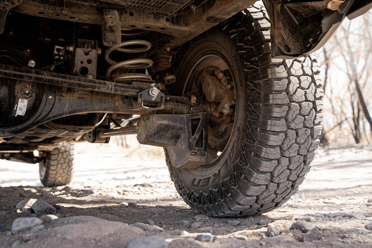 DV8 Offroad - 2024-2026 Toyota Tacoma & 4Runner | Rear Shock & Link Skid Plates - SPTT1-06