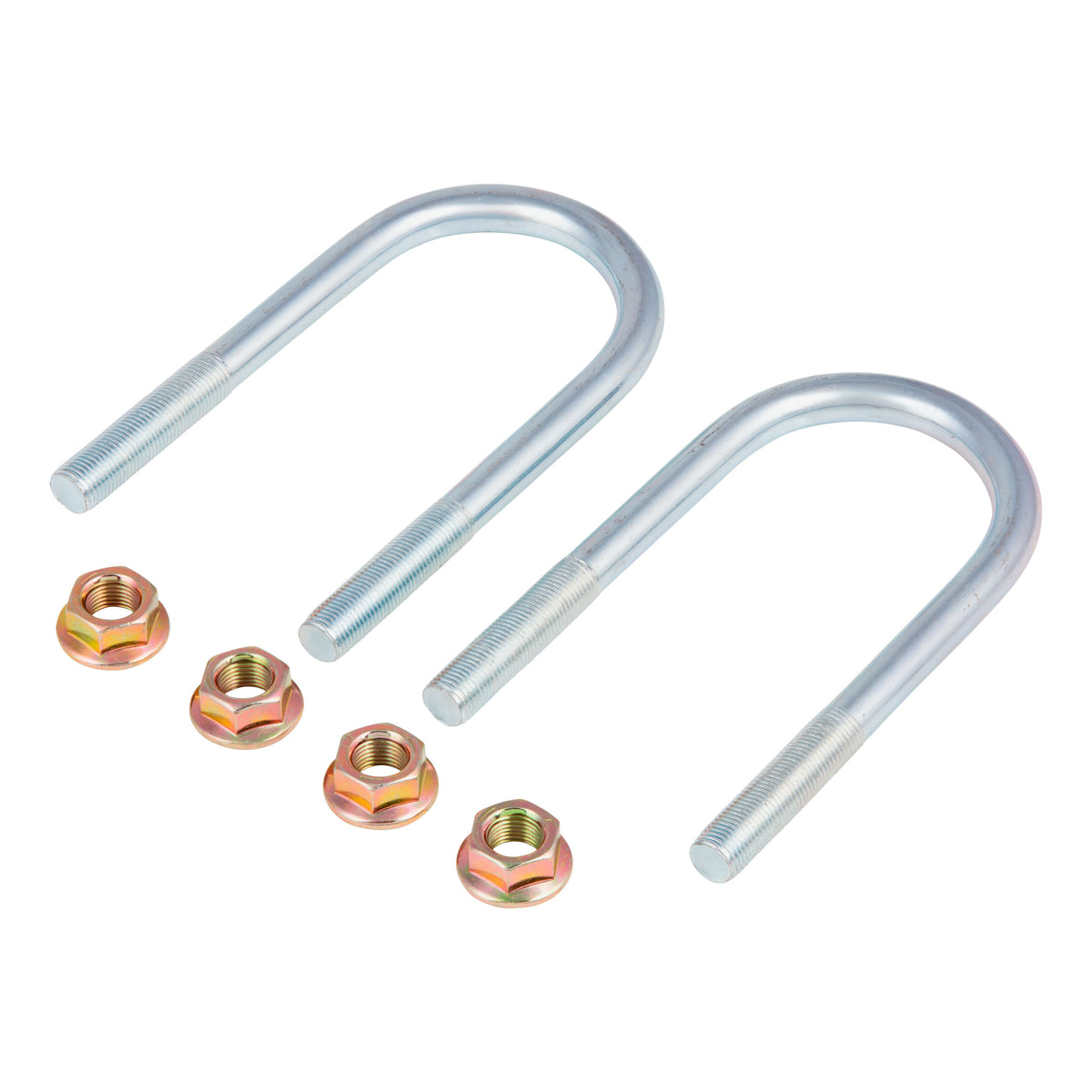 Lippert 2024117446 Trailer Axle U-Bolt & Nut Kit, 3,500-lb. Axles, 2-3/8" Axle Tube, 1/2"-20 Thread Size, 5-1/8" Length