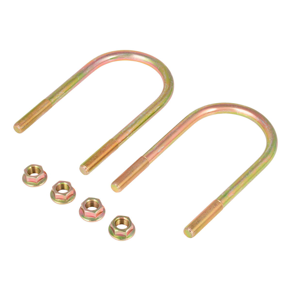 Lippert 2024117447 Trailer Axle U-Bolt & Nut Kit, 4,400-lb. Axles, 3" Axle Tube, 1/2"-20 Thread Size, 6-1/2" Length