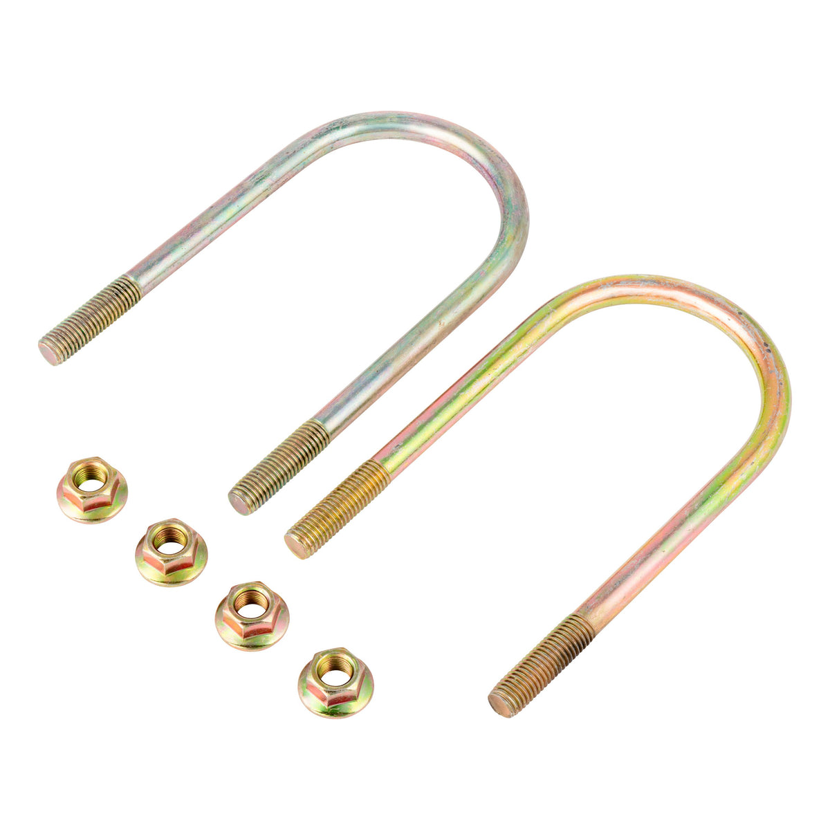 Lippert 2024117447 Trailer Axle U-Bolt & Nut Kit, 8,000-lb. Axles, 3" Axle Tube, 9/16"-18 Thread Size, 7-1/4" Length
