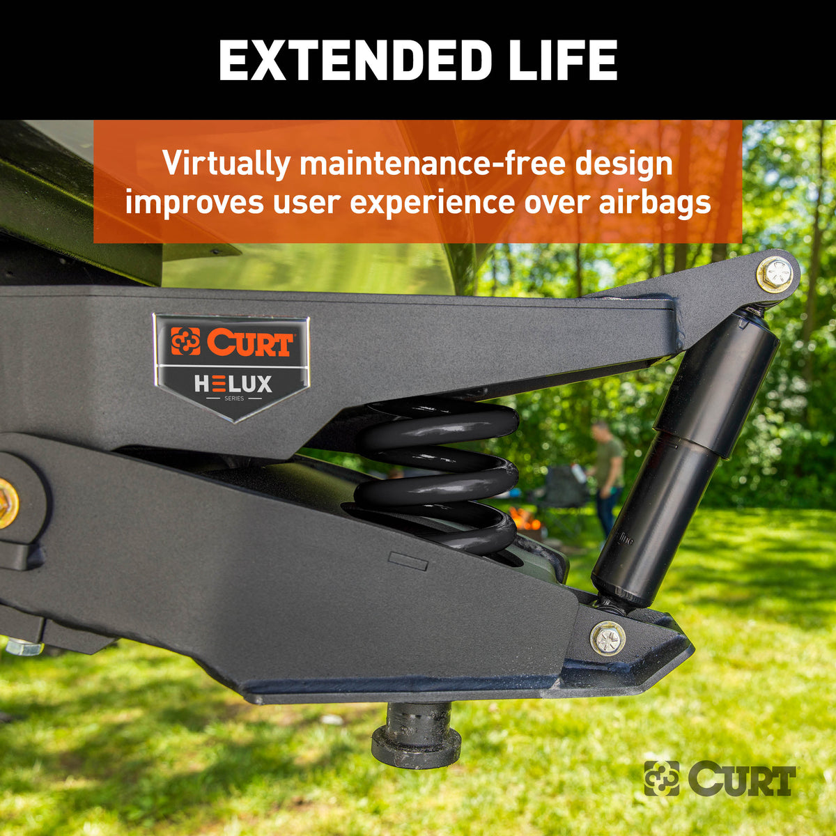 CURT 2024122233 Helux Coil-Spring 5th Wheel Pin Box, 4,000 lbs. Pin Weight, 24,000 lbs. Weight Capacity