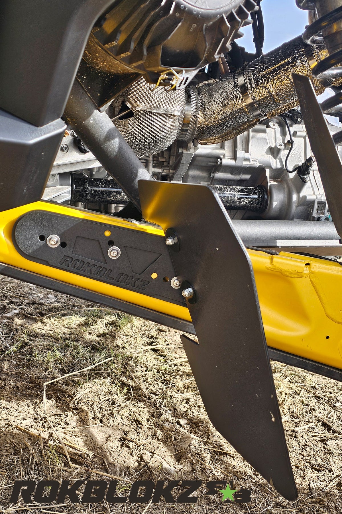 RokBlokz Can-Am Maverick R 2024+ Trailing Arm Guards/Flaps