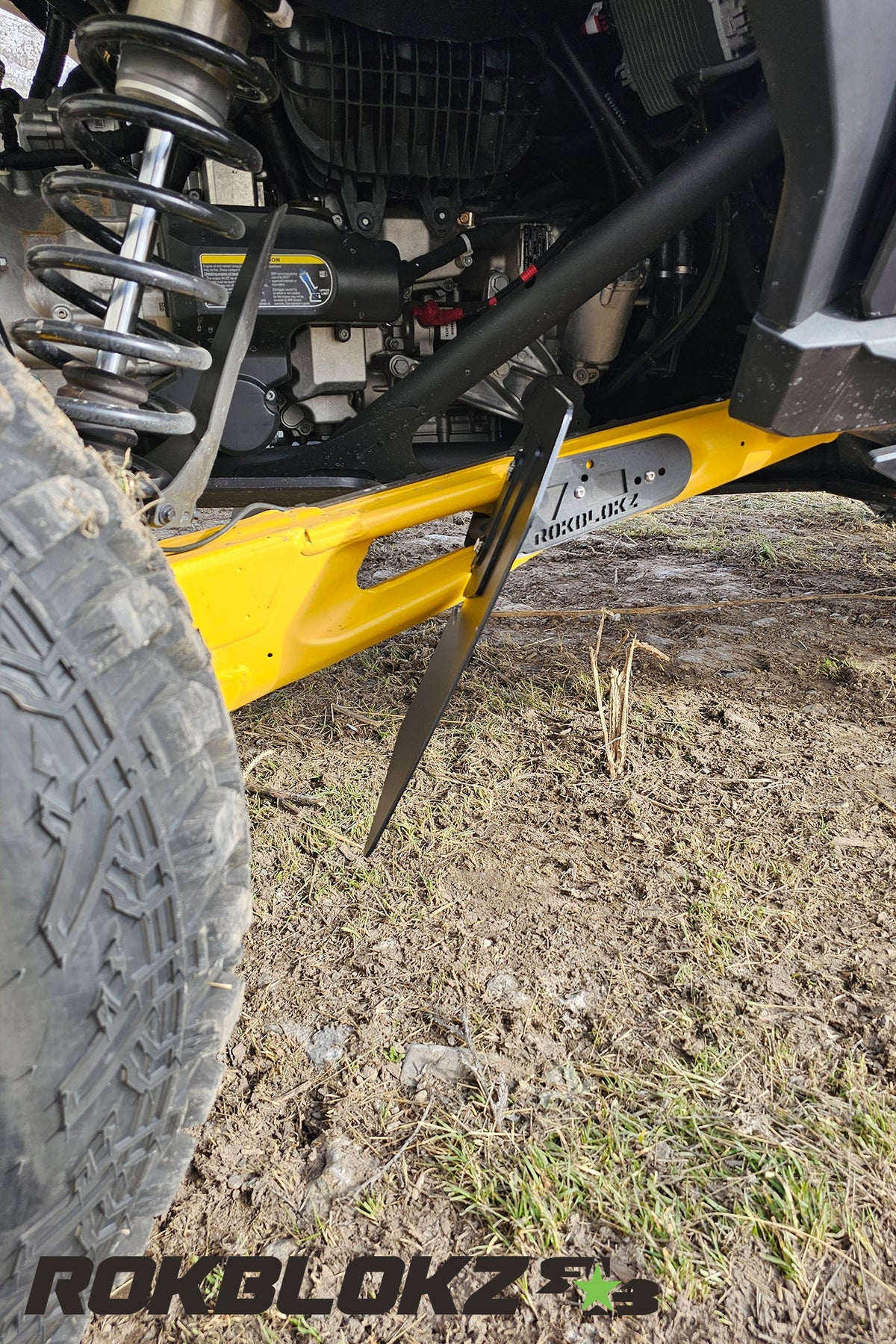 RokBlokz Can-Am Maverick R 2024+ Trailing Arm Guards/Flaps