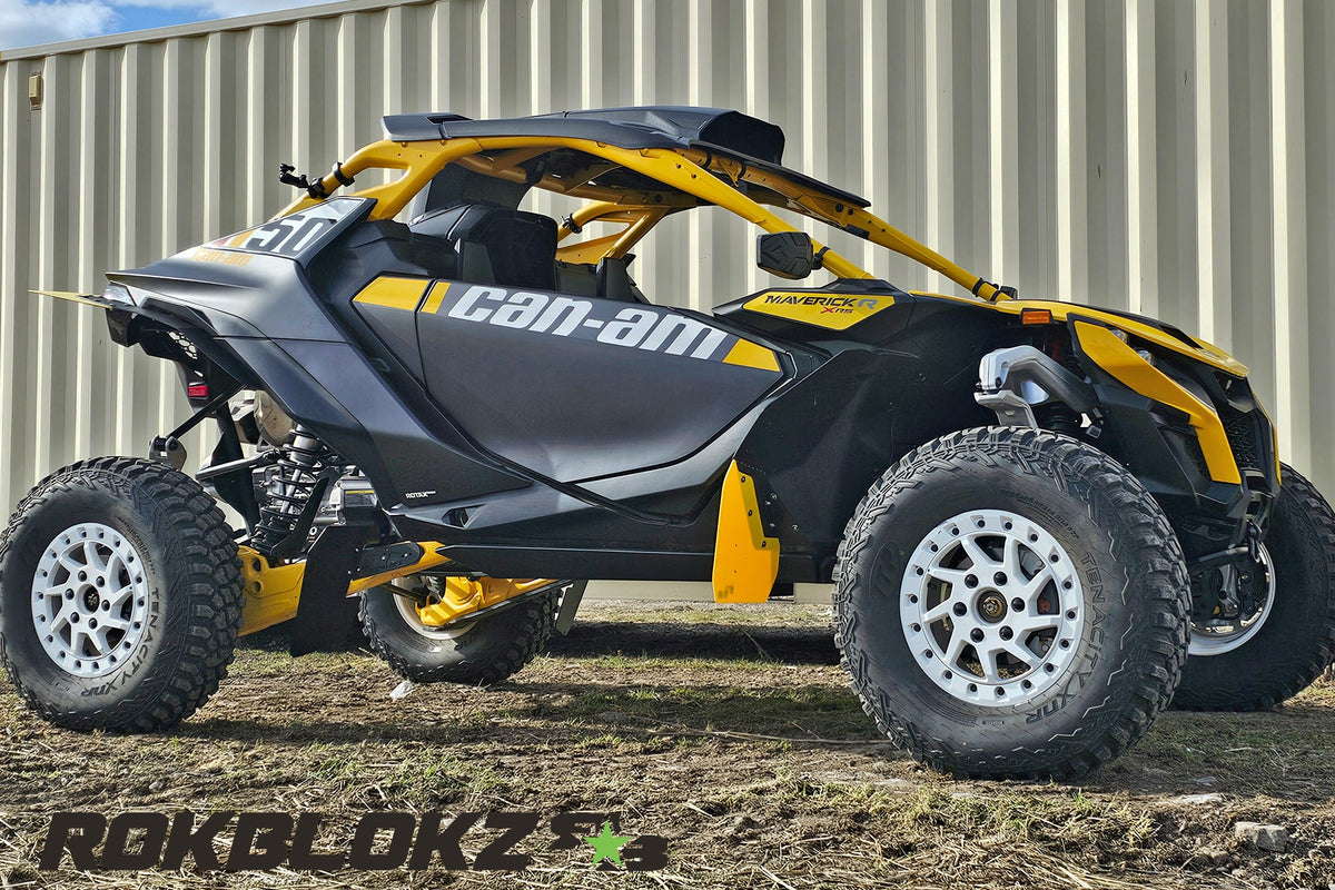 RokBlokz Can-Am Maverick R 2024+ Trailing Arm Guards/Flaps