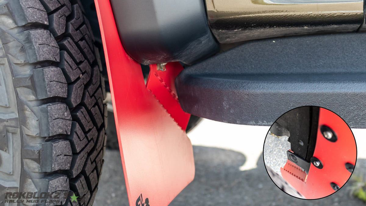 RokBlokz - Ford Ranger RAPTOR 2024+ High Clearance Mud Flaps